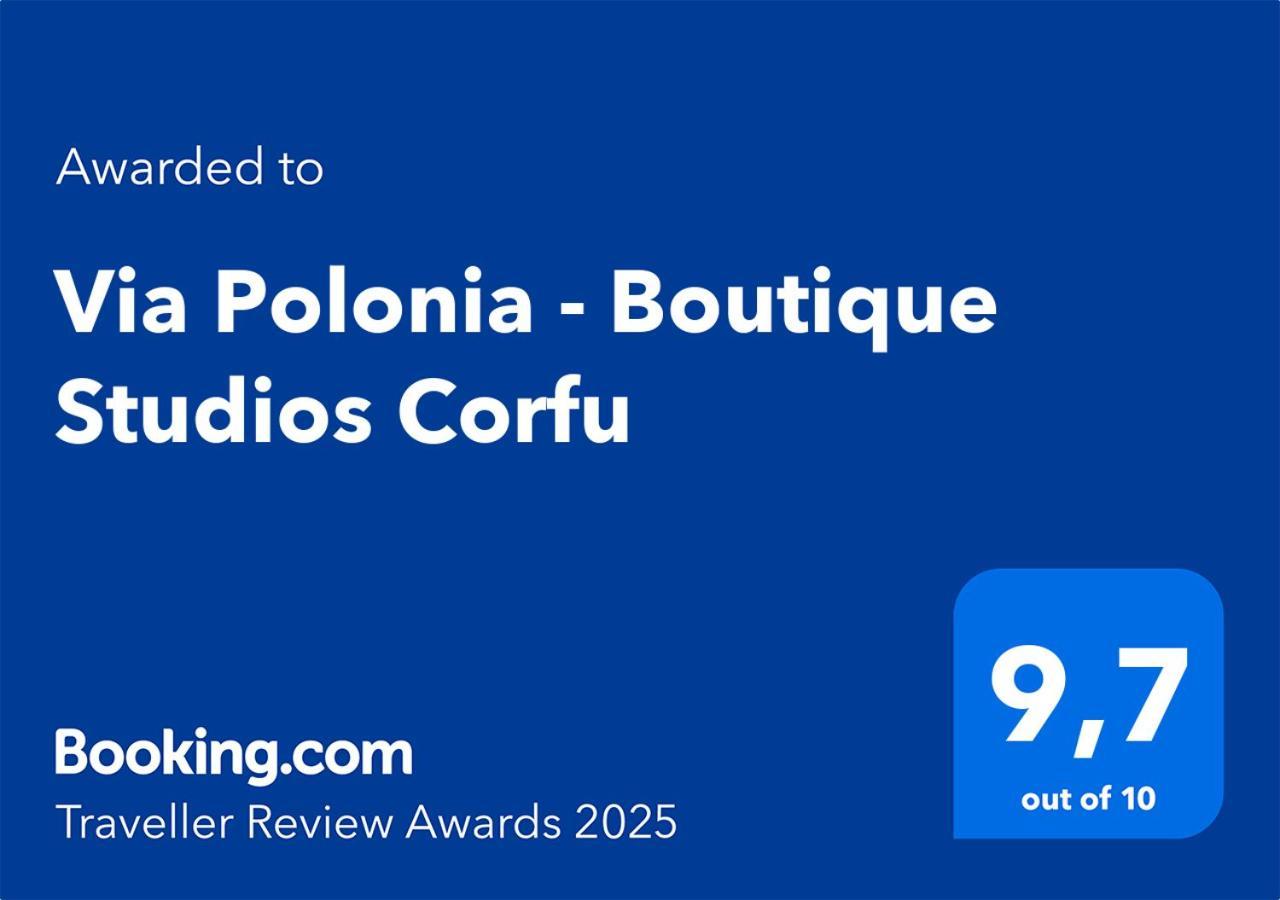 Via Polonia - Boutique Studios Corfu Agios Georgios  Eksteriør billede